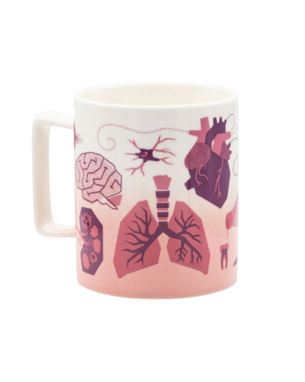 Keraamiline retrokruus ANATOOMIA/ Ceramic retro mug ANATOMY