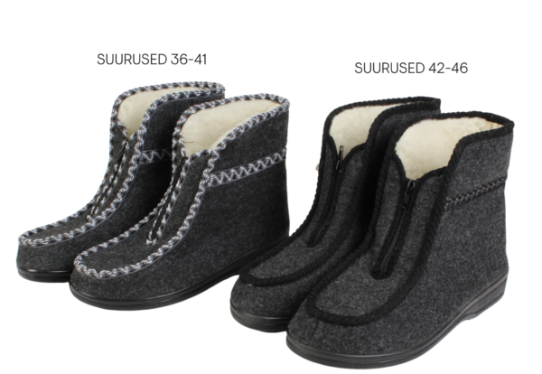 Viltsaapad "Hüvasti, noorus!" / Felt boots "Bye-bye, youth!"