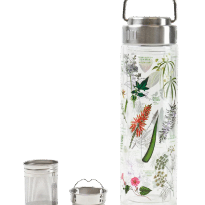 Teesõelaga joogipudel RAVIMTAIMED/ Tea infuser bottle MEDICAL BOTANICS