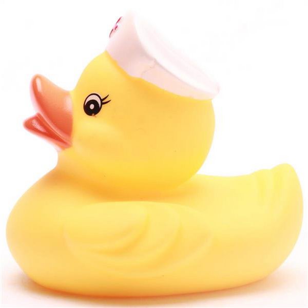 Kummist vannipart "Õde Ducky"/ Rubber Bath Duck “Nurse Ducky” - Image 3